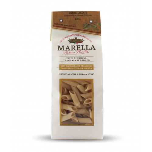 Marella Organic White Penne Rigate - 400g